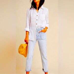 Anthropologie Pilcro and the Letterpress Striped Pants